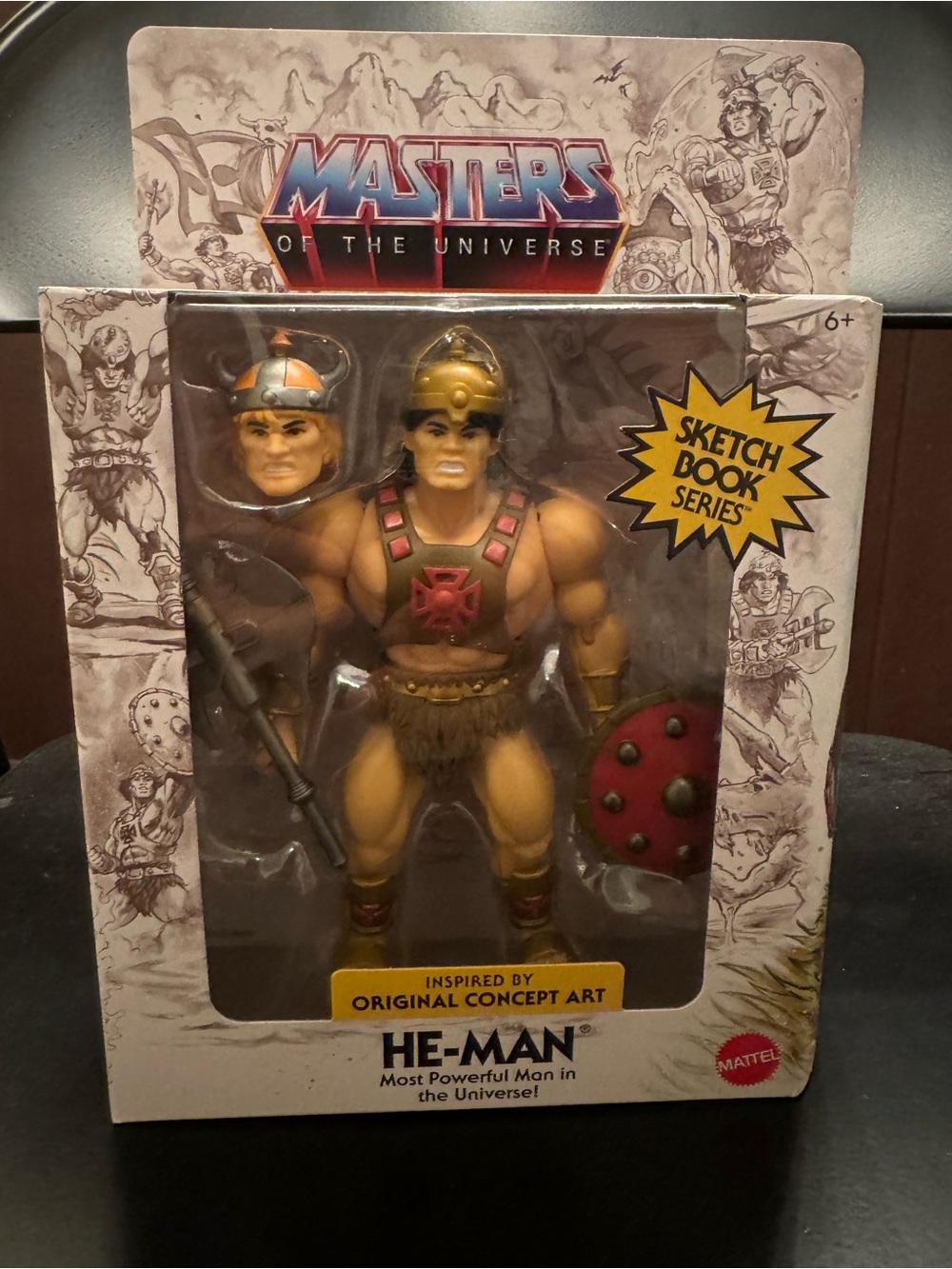 Mattel Masters of the Universe He-Man Action Figure - Tan, Red, Gold